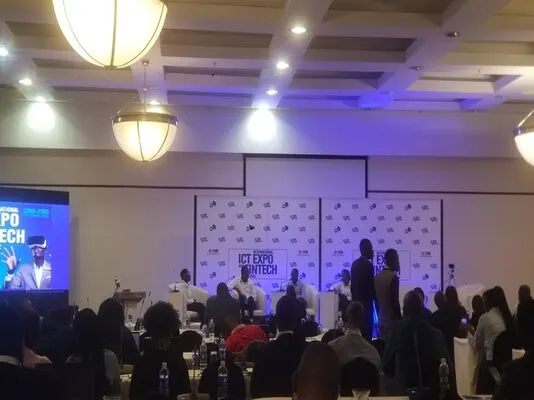 Delegates at the ICTAZ expo at the Pamodzi.